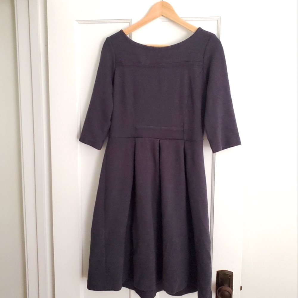 Boden ponte empire waist dress